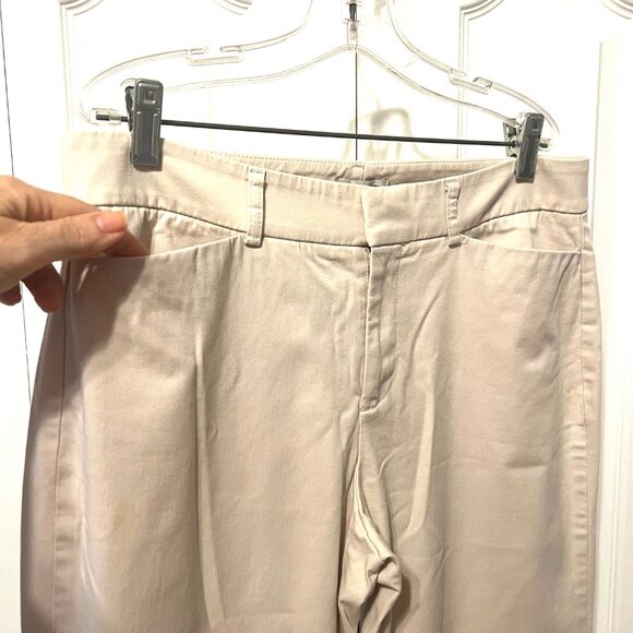 Dockers Ideal Fit Women's 6 Long Khaki Slacks-Casual-100 % Cotton-Front Pockets - Picture 5 of 13